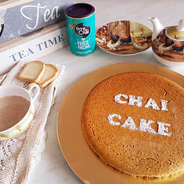 Torta al thè Chai – senza glutine e senza lattosio