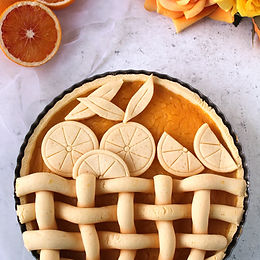 Crostata cestino di agrumi con crema light all’arancia – senza glutine e senza latticini