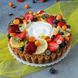 Muesli Tart alle fragole e yogurt – senza glutine