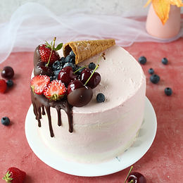 Torta soffice al cocco e crema pasticcera alle ciliegie – senza glutine