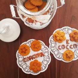 Biscotti curcuma e cocco – senza glutine e senza burro