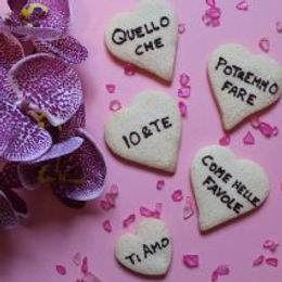 Biscotti con frasi d’amore – senza glutine e senza lattosio