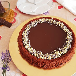 Crostata morbida con ganache al cioccolato – senza glutine