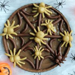 Crostata ragnatela con crema alle castagne – senza glutine e senza burro