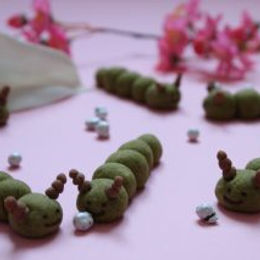 Bruchi di frolla al Matcha – senza glutine e senza burro