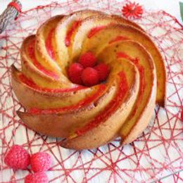 Torta soffice al Fonio e lamponi – senza glutine, senza burro e senza lievito