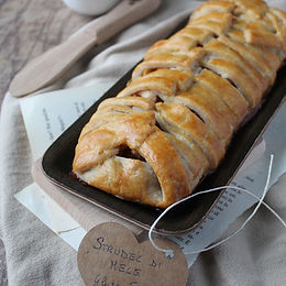 Strudel di mele intrecciato – senza glutine
