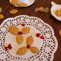 Biscotti melograno e semi di lino – senza glutine e senza burro