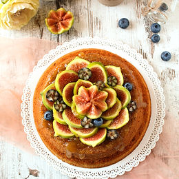 Torta rustica al grano saraceno, miele e fichi – senza glutine e senza latticini