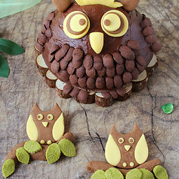 Gufo alle nocciole e cioccolato – senza glutine e senza latticini