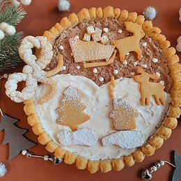 Crostata con frolla all’arancia e mousse al cioccolato fondente – senza glutine e senza burro