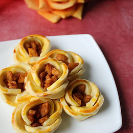 Roselline ripiene di mele e cannella – senza glutine