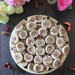Crostata girelle con crema al cioccolato - senza glutine e senza latticini