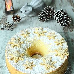 Chiffon cake all’arancia – senza glutine e senza burro