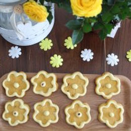 Biscotti al limone con mousse al limone – senza glutine e senza burro