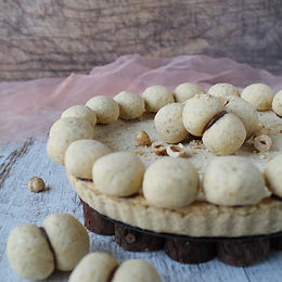 Crostata bacio di dama alle nocciole – senza glutine