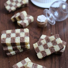 Biscotti a scacchi – senza glutine e senza burro