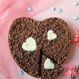 Sbriciolata Bounty con marmellata di ciliegie – senza glutine