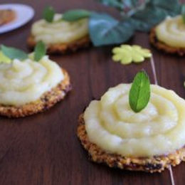 Cialde di granola con crema light al limone – senza glutine, senza burro e senza farina