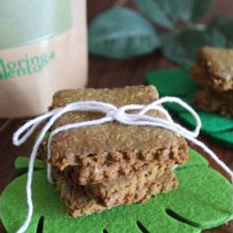 Biscotti alla moringa e cocco – senza glutine e senza burro