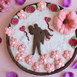 Crostata degli innamorati al cacao, cannella e crema alla ricotta, cocco e fragole – senza glutine e senza lattosio