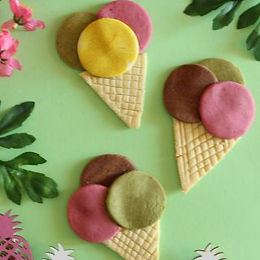 Gelato di pasta frolla 3 gusti – senza glutine e senza burro