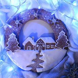 Biscottone natalizio al cacao, cannella e ghiaccia reale – senza glutine e senza burro