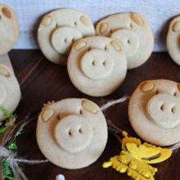 Biscotti maialino – senza glutine e senza burro