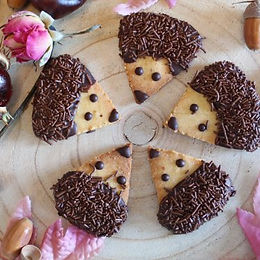 Biscotti porcospino al cioccolato fondente – senza glutine e senza burro