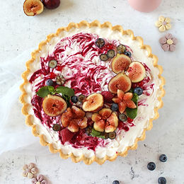 Crostata variegata di fine estate – senza glutine