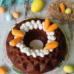 Ciambella alle carote, mandorle e limone – senza glutine e senza lattosio