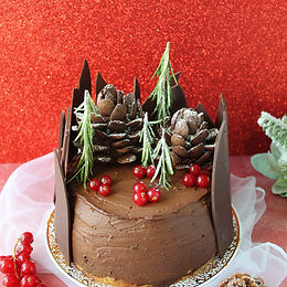 Gingerbread cake con pigne di cioccolato – senza glutine