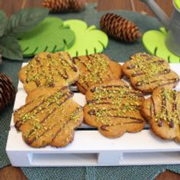 Biscotti ai pistacchi e cioccolato fondente – senza glutine e senza burro