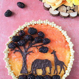 Crostata safari al tramonto - senza glutine e senza latticini